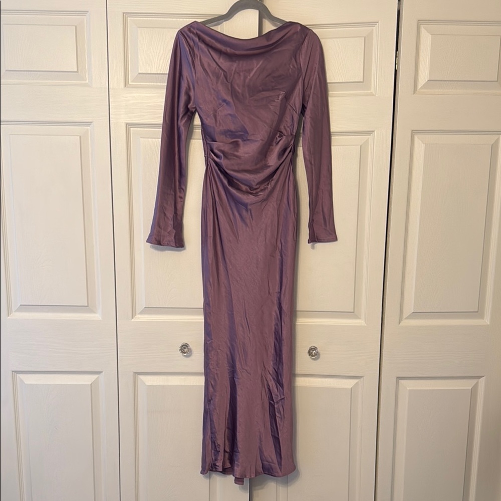 Hello Molly Purple Long Sleeve Dress